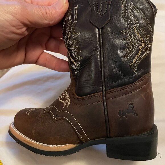 Texas Gold minors cowboy boots - Picture 1 of 11